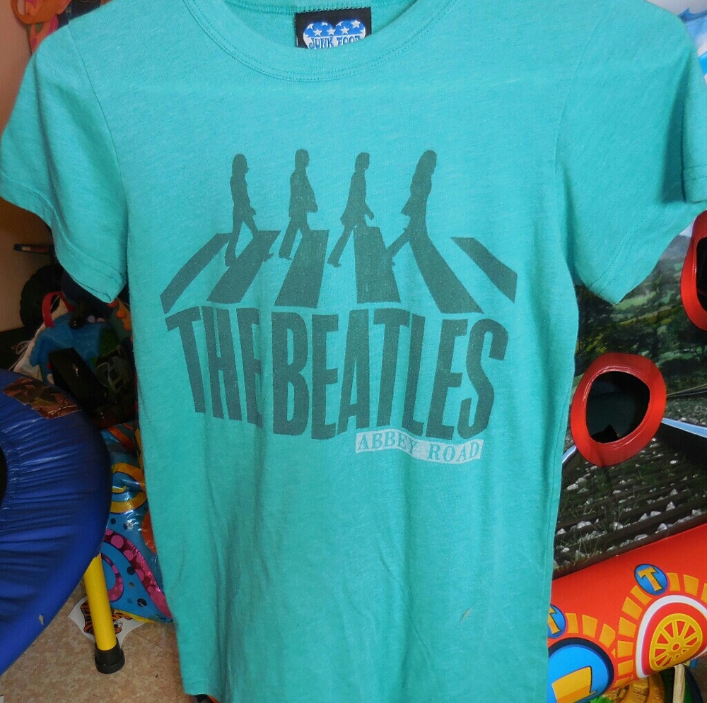 THE BEATLES Teal T-Shirt
